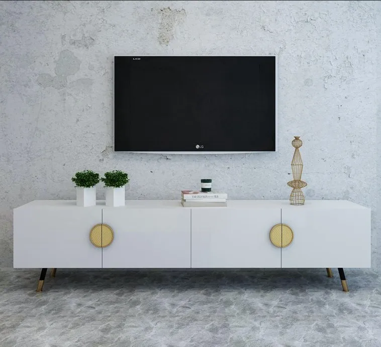 Postmodern minimalist TV cabinet, light luxury, modern Nordic modern new Chinese style