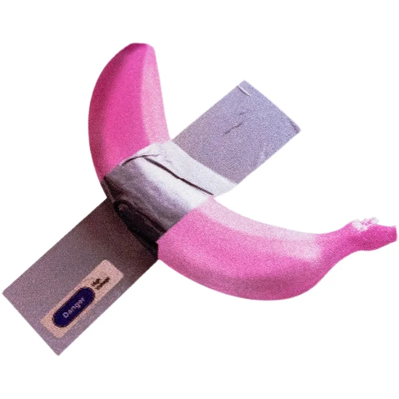 Pegatinas reflectantes impermeables de plátano rosa divertidas coche - imagen 4