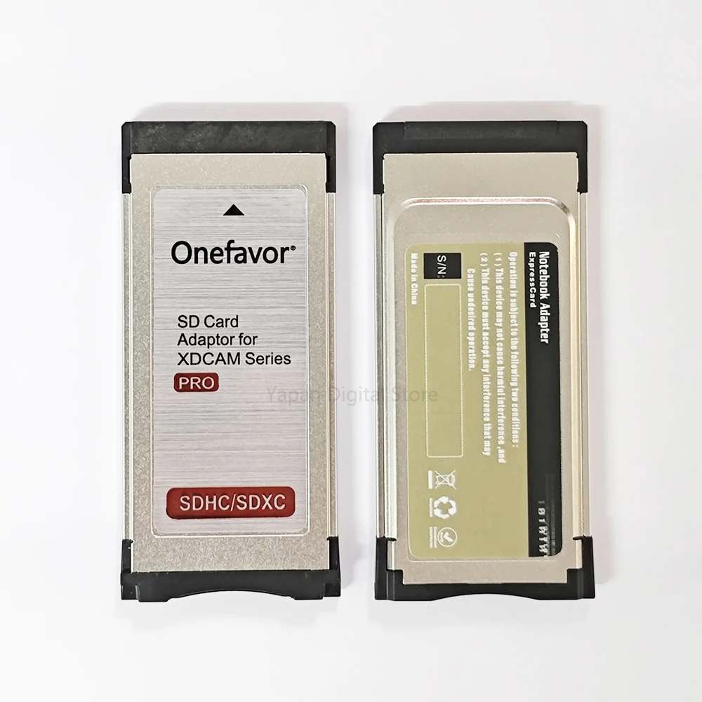 Onefavor sxs card adapter SDHC/SDXC to ExpressCard Adapter SD Card Adaptor memory card for camera For Sony Z280 EX280 X280 SD02