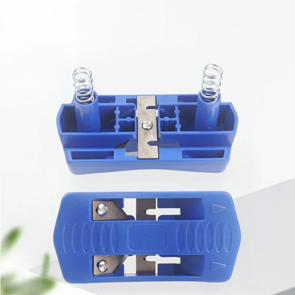 Woodworking Manual Edge Planer Portable Chamfering Tool For Wood Finishing Deburring Device Carpentry Crafting Trimmer Blade
