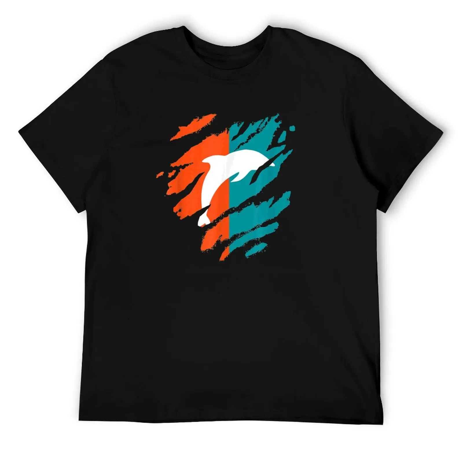 

Мужская футболка Miami Dolphin Florida Fans Father_s Dad T-Shirt, футболки из 100% хлопка, персонализированная мужская футболка, дизайнерская футболка