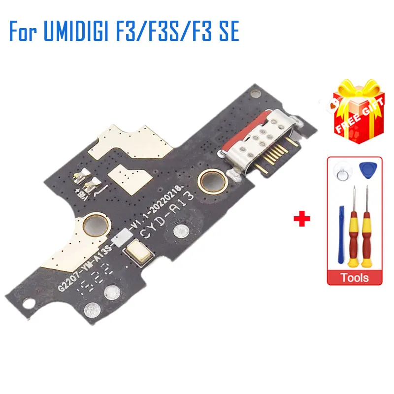 

New Original Umidigi F3S USB Board Charing Base Port Board With Micphone Accessories Parts For Umidigi F3 F3S F3 SE Smart Phone