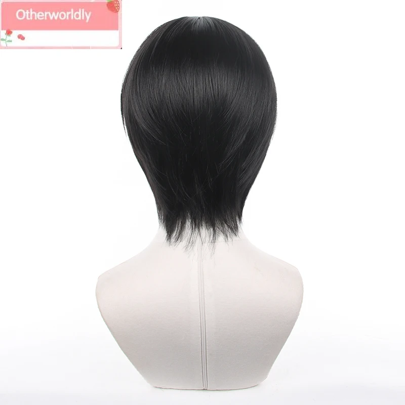 Cosplay Wig Yoshidaa Hirofumii Wig Men Wig Black Short Hair