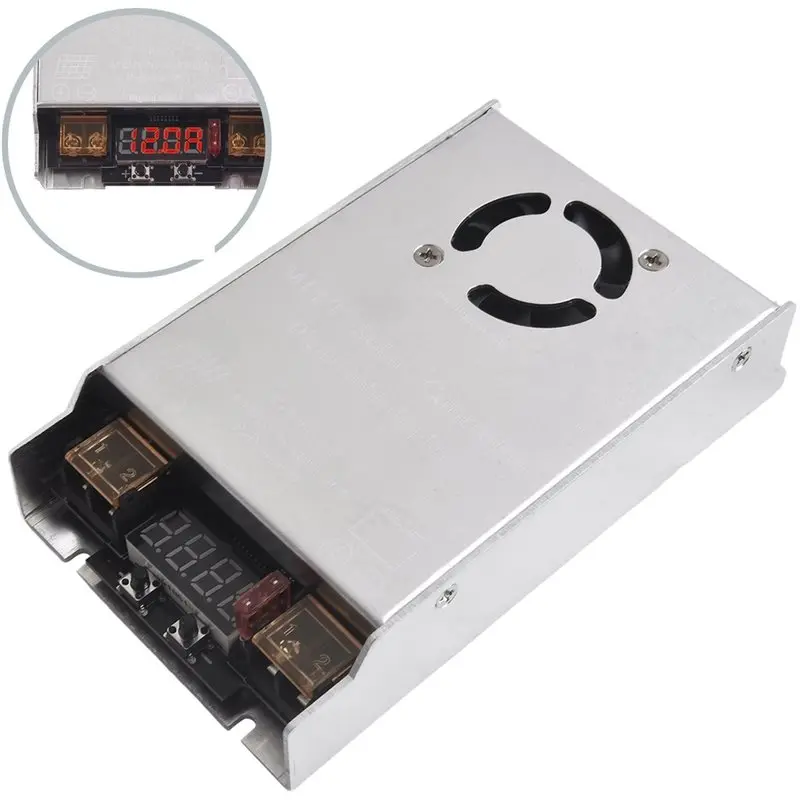 New Arrivals-MPPT 450W Solar Boost Controller 12V-50V Input Charging Module Tool With LED Display For Lead-Acid/Lithium Battery