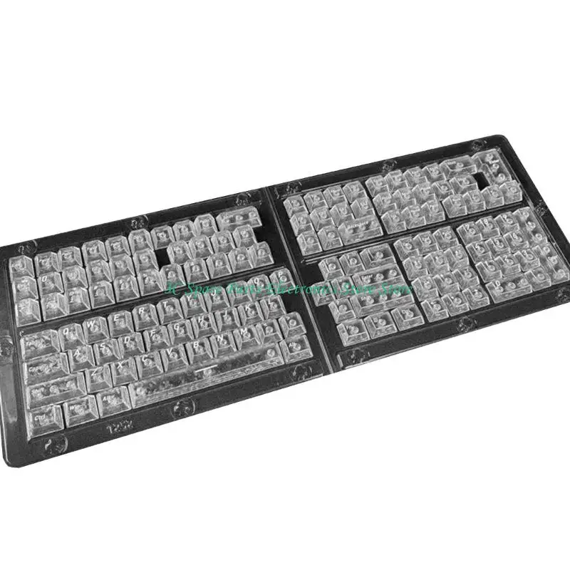 SZ PBT Keycaps Carbon Fiber Pattern And Transparently with Backlight For Mechanical Keyboards Enhances Typing