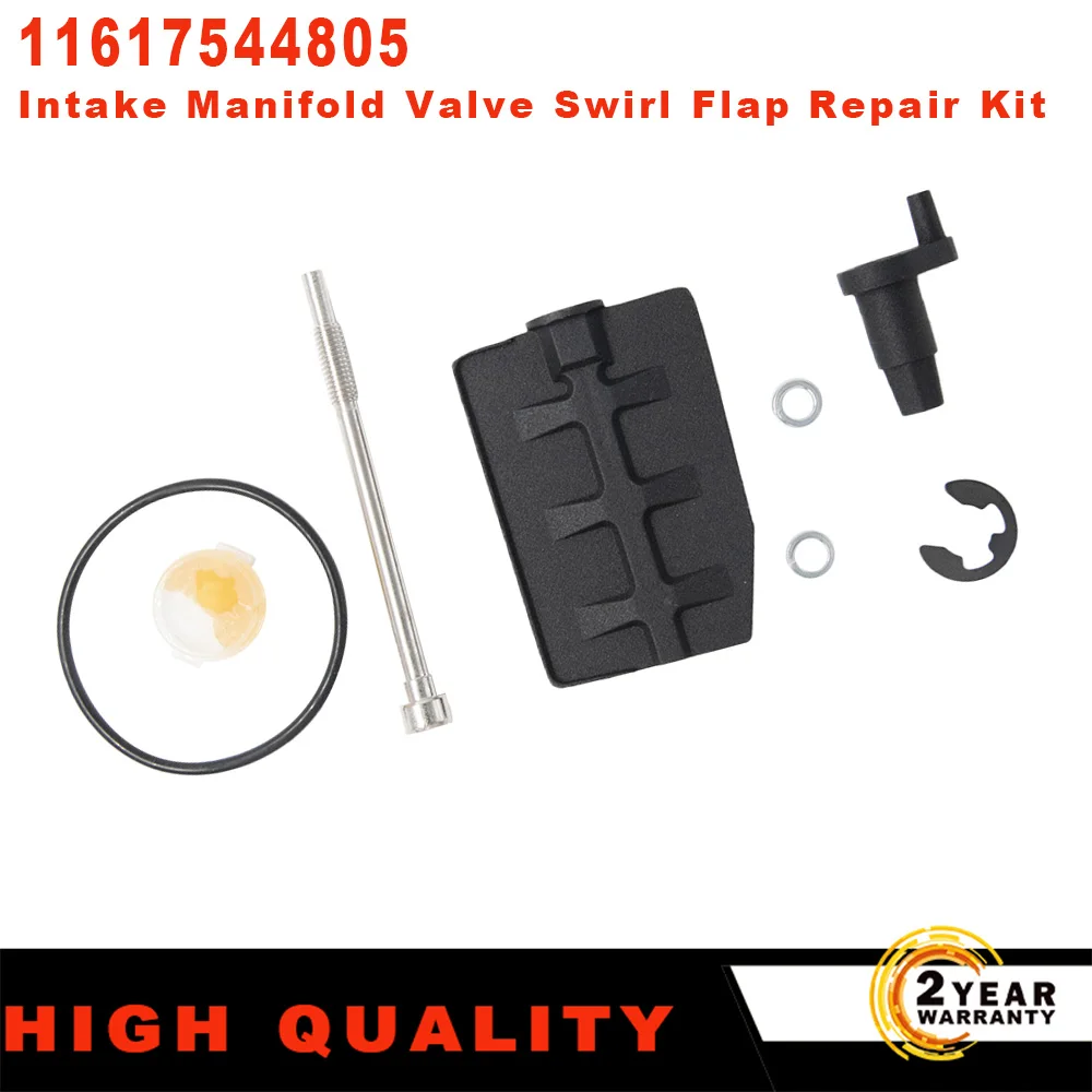 

1 Set Engine Intake Manifold Valve Swirl Flap Repair Kit Rattle Aluminium Fix Overhaul For BMW Disa M54 3.0 ltr 11617544805
