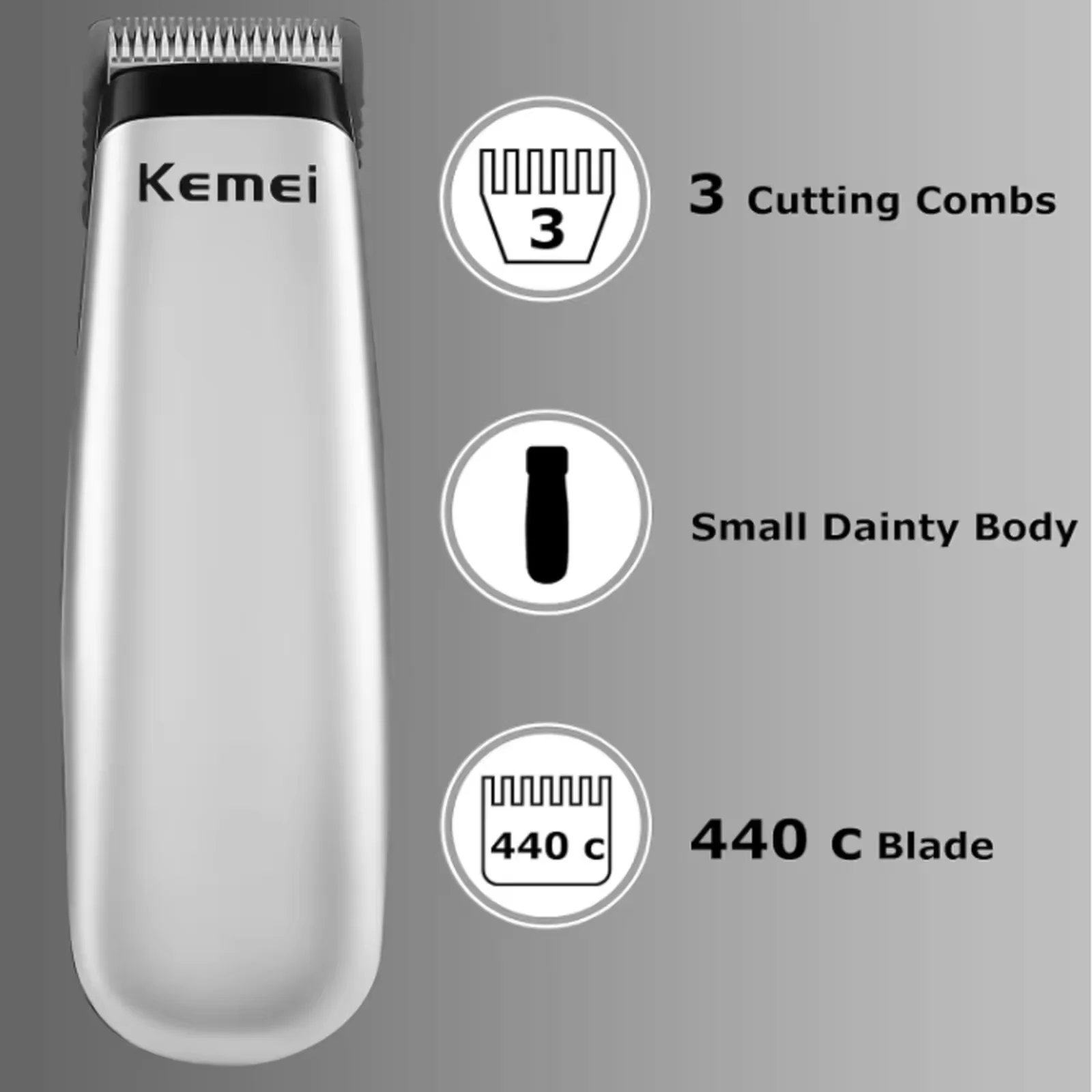 Mini men's battery style hair clipper children's and baby hair trimmer professional electric hair