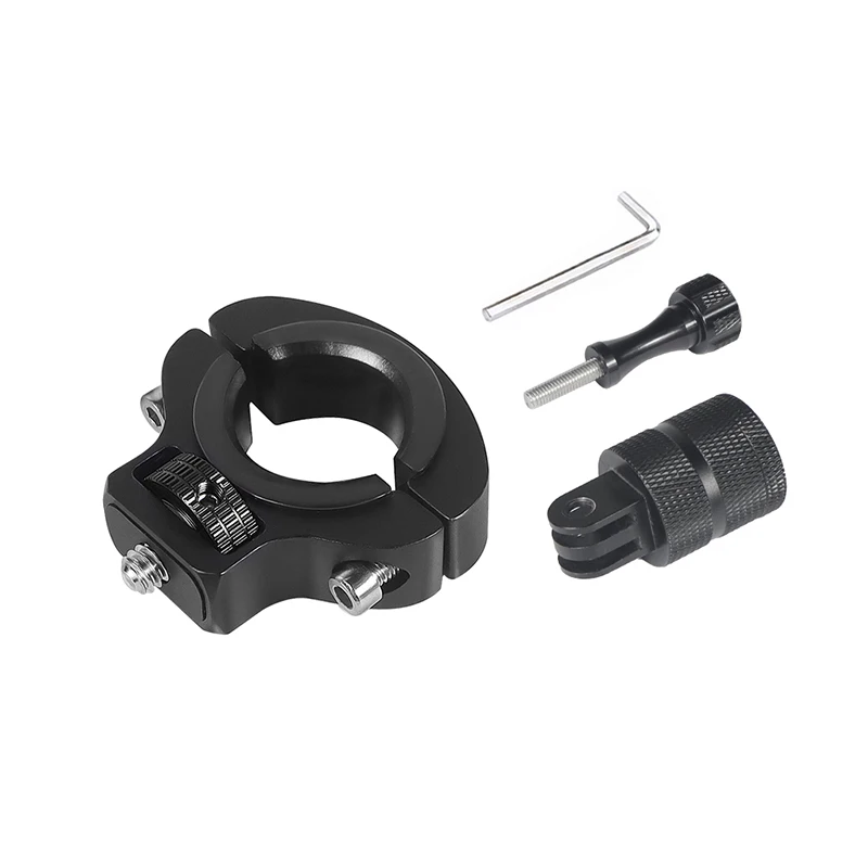 Verstärkte Fahrradlenkerhalterung 1/4 Schraube für GoPro 13 12 Insta360 X5 X4 DJI OSMO 360 Kamera Handy Motorradhalter – Detail 20