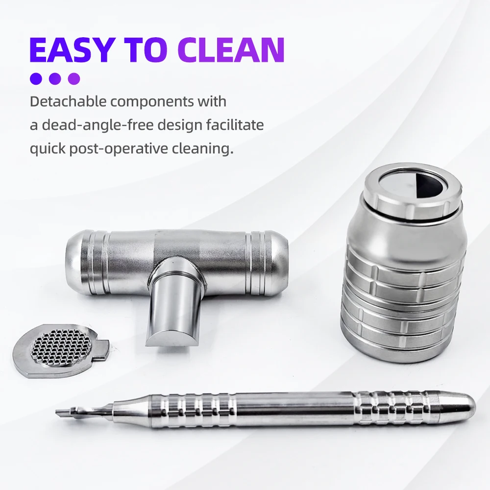 SIBODENT Dental Bone Crusher Mill Grinder Bone Graft Implant Augmentation Dental Instrument New