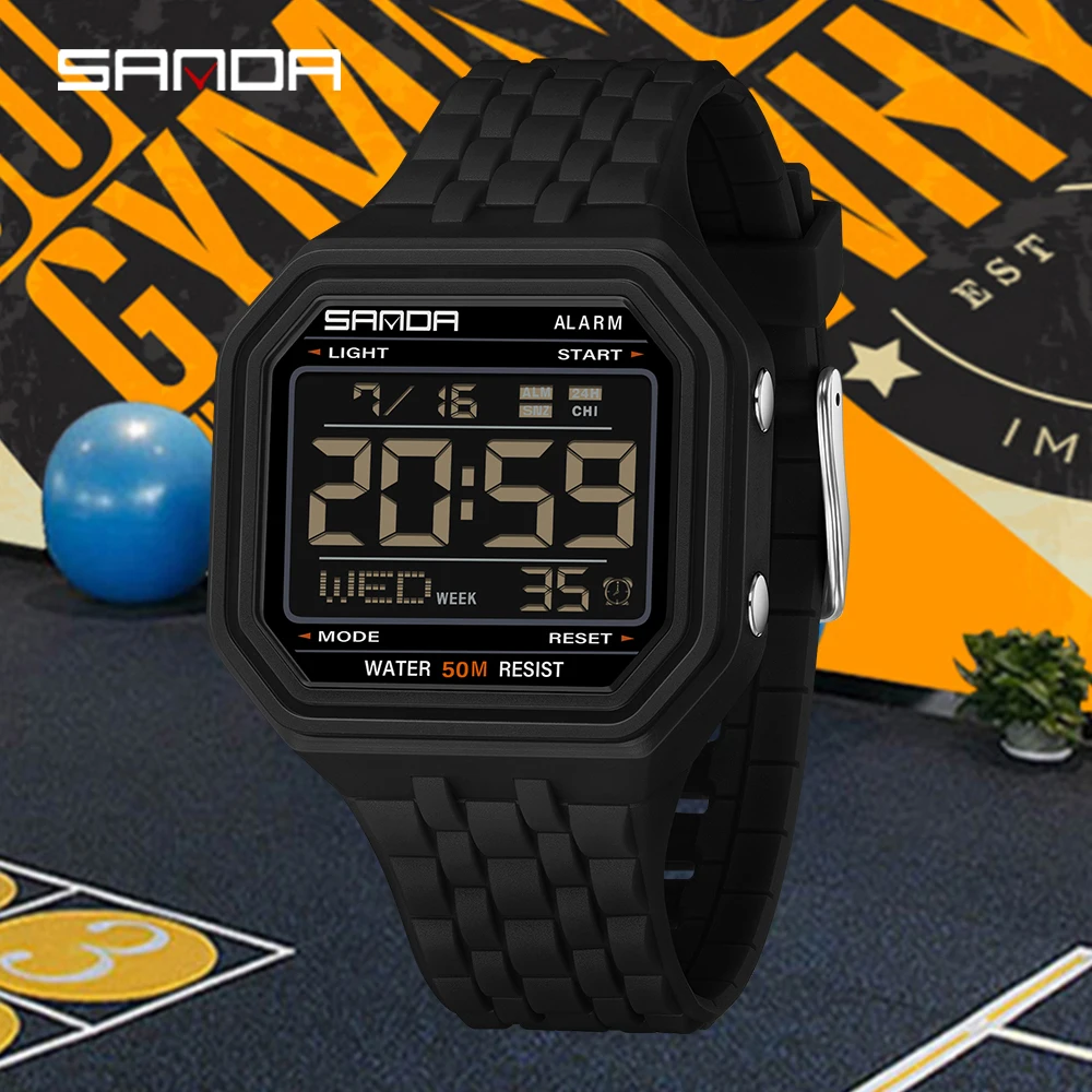 relogios-eletronicos-de-moda-sanda-6366-para-homens-relogio-a-prova-d'Agua-com-calendario-luminoso-relogio-digital-casual-para-mulheres