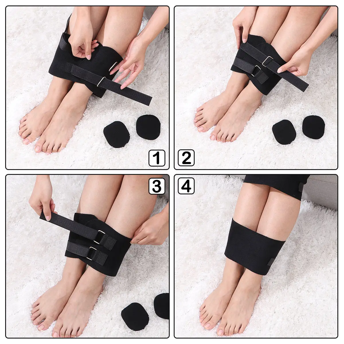 

3Pcs Legs Posture Corrector Bow-Legged Correction Belt Knee Pads for X-Type O-Type Leg Correction Brace Legs Posture Corrector