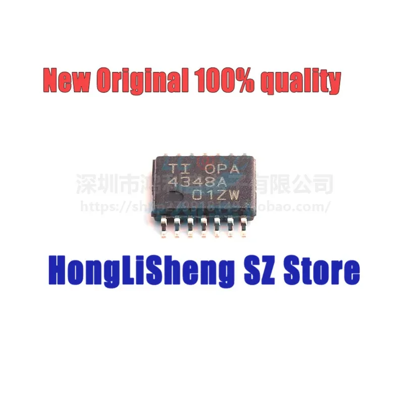 10pcs/lot OPA4348AIPWR OPA4348AIPW OPA4348A 4348A TSSOP-14 Chipset 100% New&Original In Stock