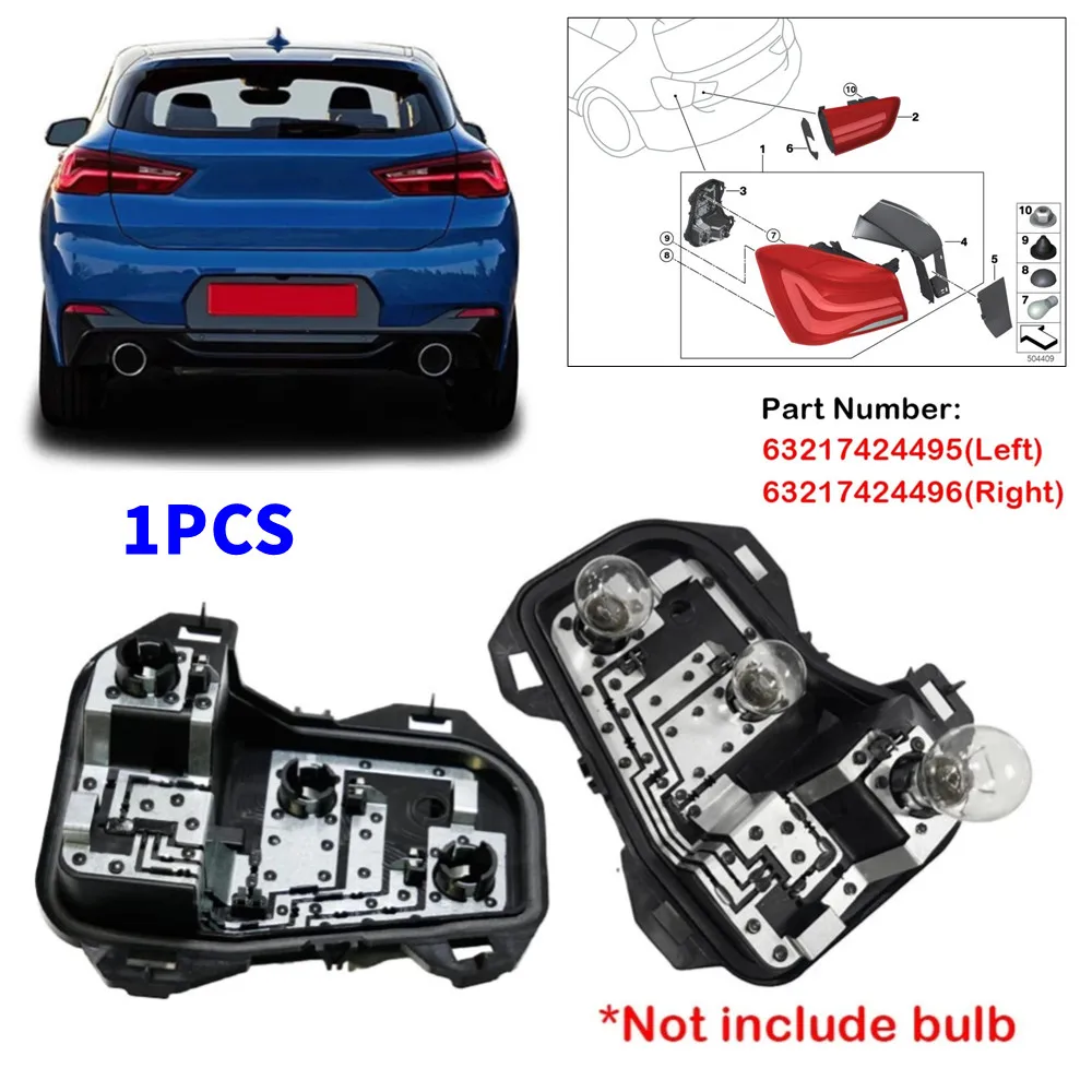 

1 шт. для BMW 3 серии 1 серии F20 F21 LCI 2014-2019, держатель заднего фонаря, розетка, автомобильная часть OEM 63217424495/63217424496