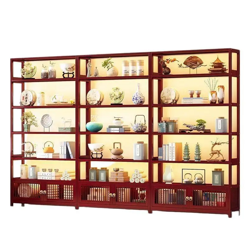 

Bogu rack, non-solid wood, new Chinese style, storage, tea, tea room, ornament, tea set, storage