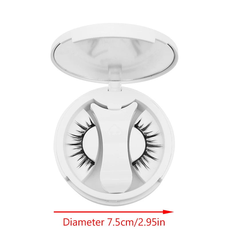 1 Paar magnetische Wimpern, kein Kleber erforderlich, wiederverwendbar, natürliche falsche Wimpern und magnetische Pinzette, Set, Make-up-Wimpernzange