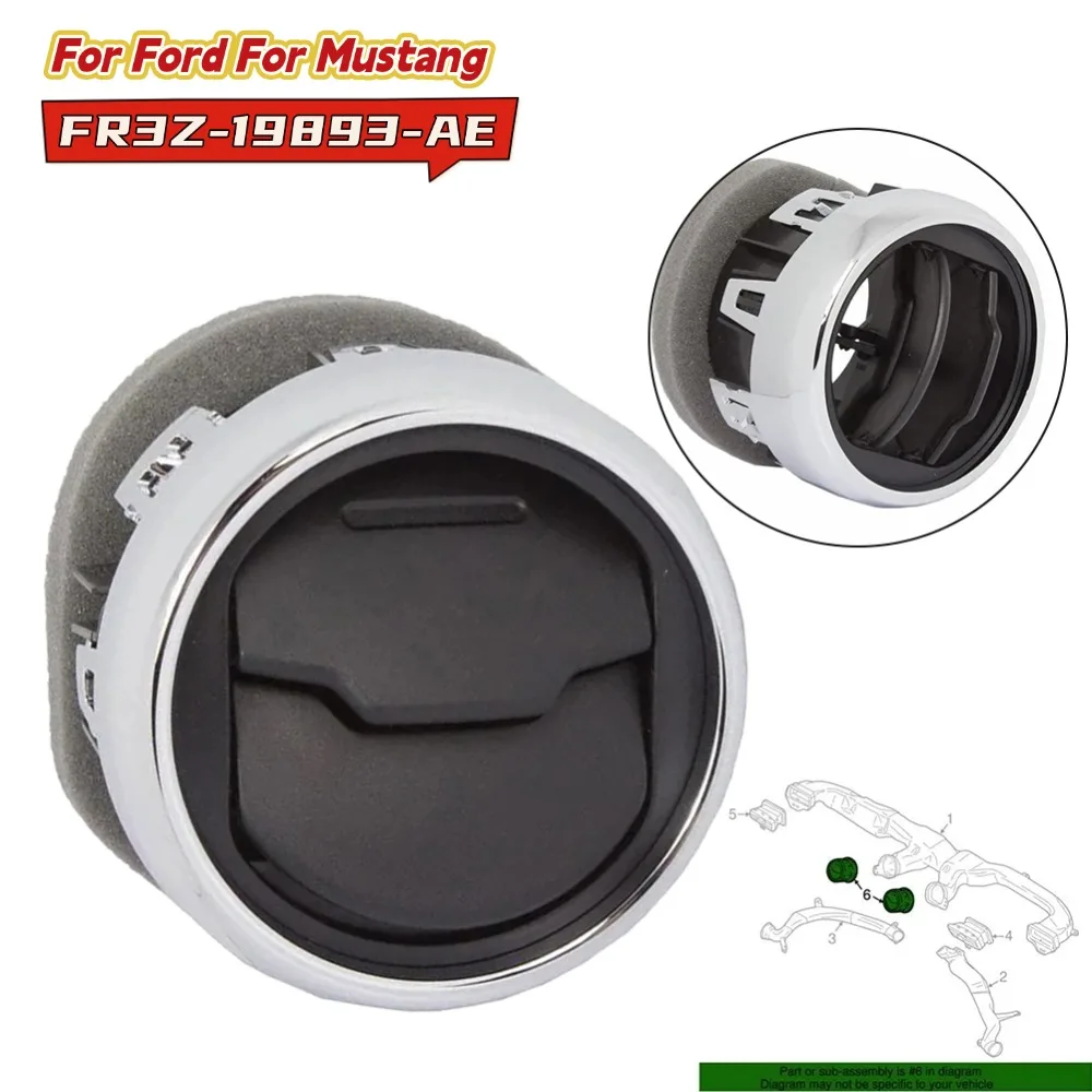 

Для Ford Mustang 2015-17 FR3Z-19893-AE вентиляционное отверстие для кондиционера, решетка кондиционера, панель электрооборудования, детали салона автомобиля