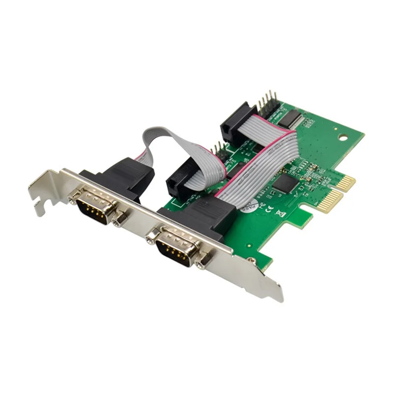 

AU61-Плата расширения ST318 Pcie X1 AX99100 4S DB-9-контактный порт RS232 COM1 Многофункциональная удобная карта расширения Простота в использовании