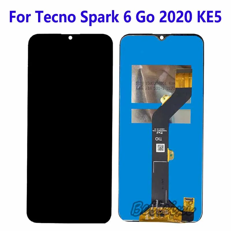 

For Tecno Spark 6 Go 2020 KE5 KE5j KE5k LCD Display Touch Screen Digitizer Assembly