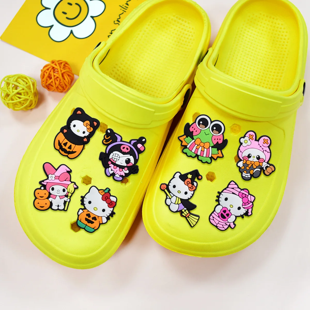 New Popular Cute Cartoon Halloween Series PVC Shoe Charms Easy To Install DIY Removable Decor Accessories For Clog Lovers