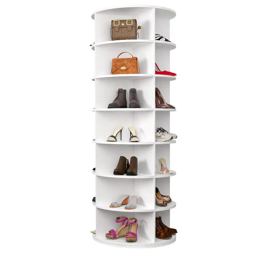 

Rotating 360 Shoe Rack Tower Bag Display Rack Rotating Shoe Cabinet Organization Home Decoration Shoe Bag Display Rack