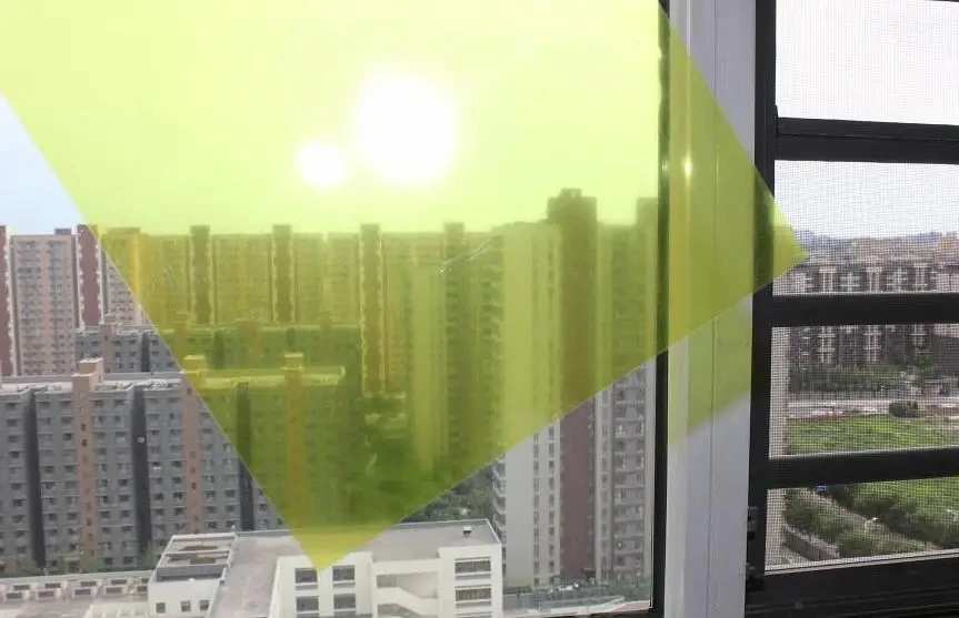 Size A4 Transparency Yellow Acetate PVC Binding Cover Transparent Plastic Sheets Thickness 200micron