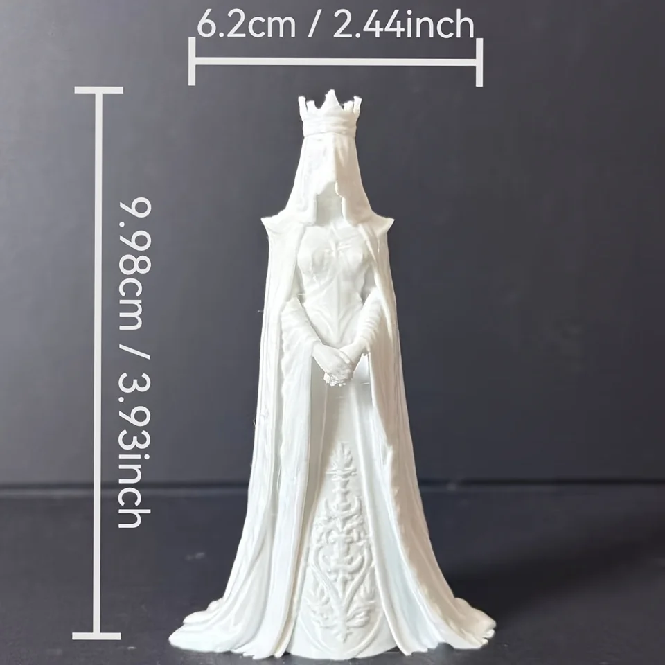 Magic Queen Collectible Figurine, Forest Faceless Witch Ornament. Halloween& Christmas Desktop Decor