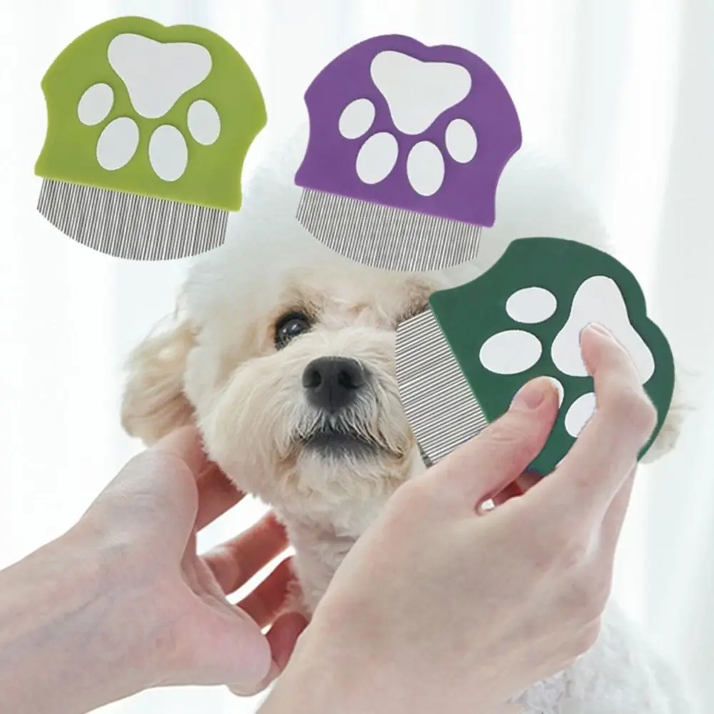 

Pet Grooming Tool Mini Pet Grooming Comb Curved Professional Pet Detangling Brush Handheld Cats Massage Comb for Cats Dogs