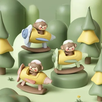 Sifflet d'exercice amusant pour enfants, jouet musical tournant mignon, jouets pour tout-petits, capacité pulmonaire de bébé, conception de petit avion