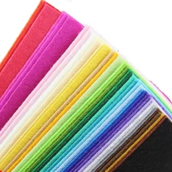 Non-Woven Felt Fabric Felt Paper for Patchwork DIY Sewing Dolls Crafts Accessories Material Decoration 40/20 pcs/set 1mm Thick