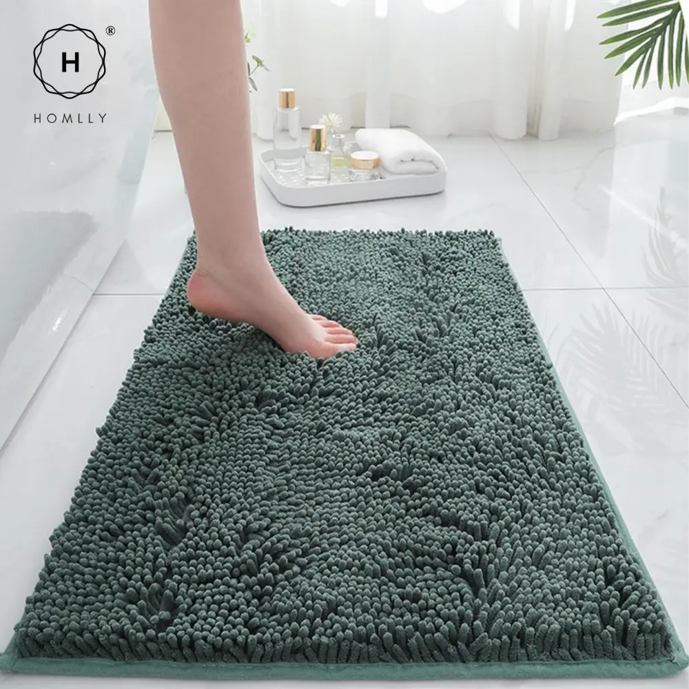 Homlly Chenille Luxury Door Bathroom Bath Mat  rug  luxury