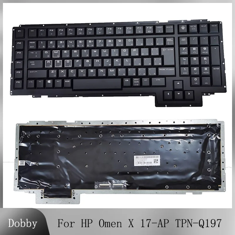 

New Original Japan Keyboard For HP Omen X 17-AP TPN-Q197 17-ap020nr 17-ap001ne 17-ap051nr Laptop Japanese Keyboard Replacement