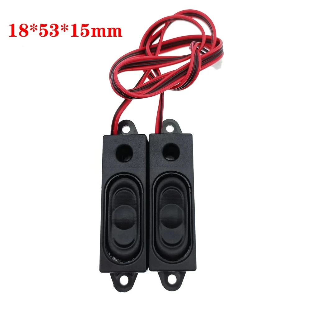 1Pair LCD Monitor/TV Speaker Connector Horn 2W 8R 1853 1635 2364 Loud speaker 16*35*6mm/18*53*9mm/23*64*18mm thickness 18MM