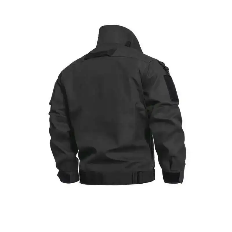 HKSH Spring Autumn New Motorcycle Tactical High Energy Jackets Zipper Stand Collar Men's Tide Black Charge Coat Outdoor HK0970