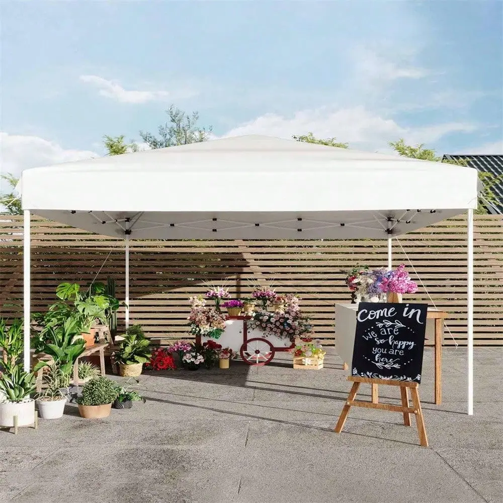 

Палатка-шатер Pop Canopy, уличный шатер-тент с 3 регулируемыми уровнями высоты, легко устанавливаемый шатер с 4 мешками с песком и сумкой для переноски для кемпинга