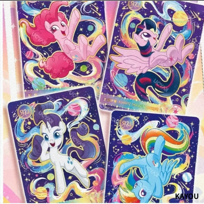 New KAYOU Authentic New My Little Pony Series Collectible Cards Friendship Forever Cards Shining Moon 11 Anime Merchandise Gift