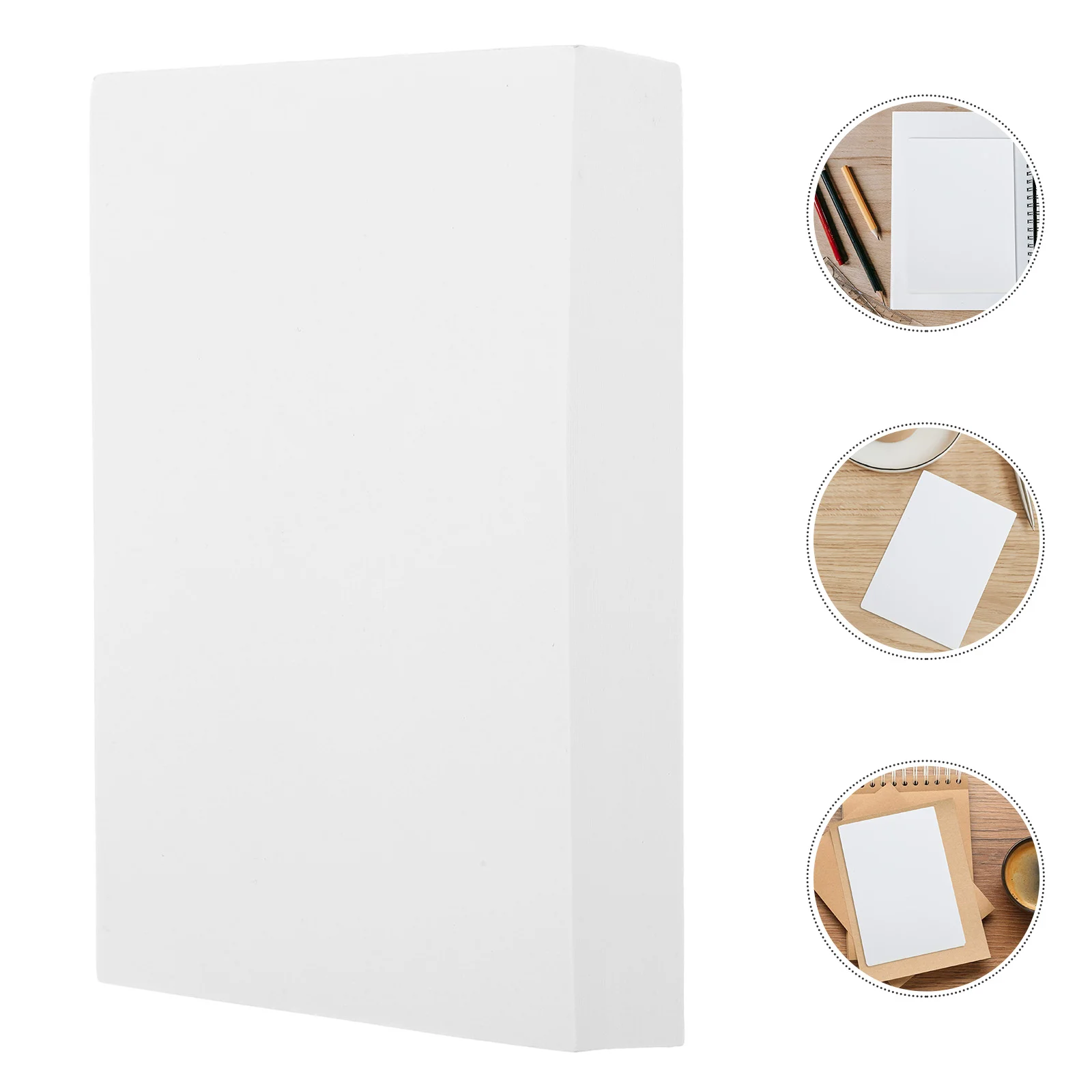 white plain note pads notebook em branco linhas projecto conveniente memo office portable livros 01