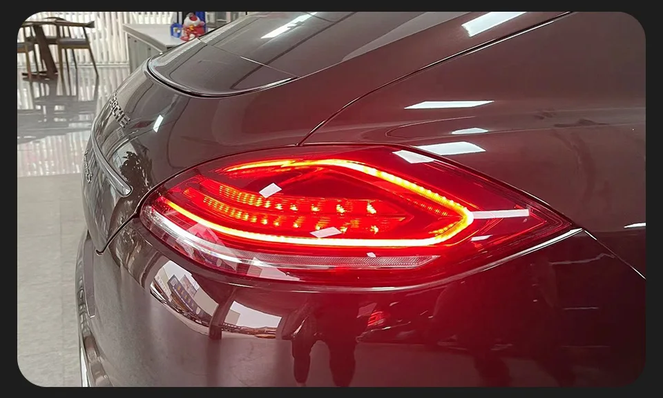 AKD Tail Lamp for Porsche Panamera 970.1 970.2 LED Tail Light 2010-2013 Rear Fog Brake Turn Signal Automotive Accessories