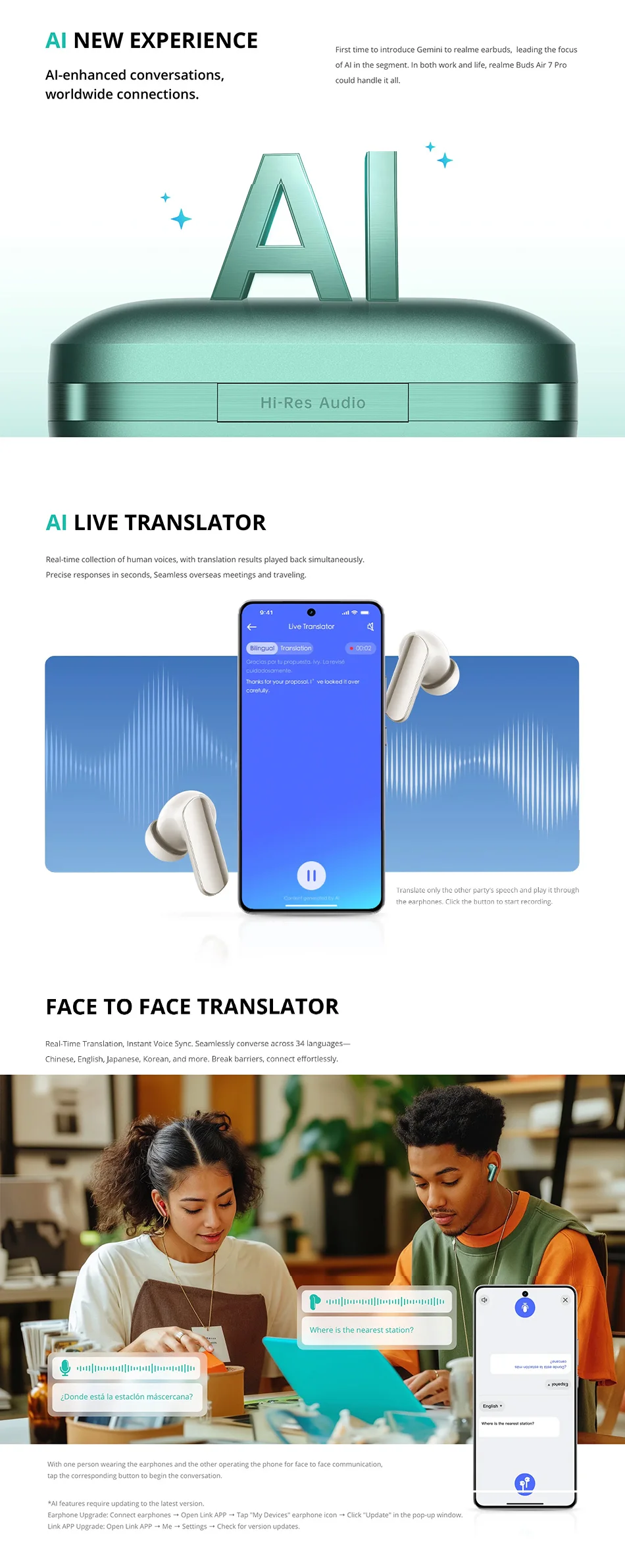 realme Buds Air 7 Pro Bluetooth-Kopfhörer Globale Version Für realme 16 pro plus realme GT 8 Pro 48 Stunden Akkulaufzeit Hi-Res 53dB – Detail 7