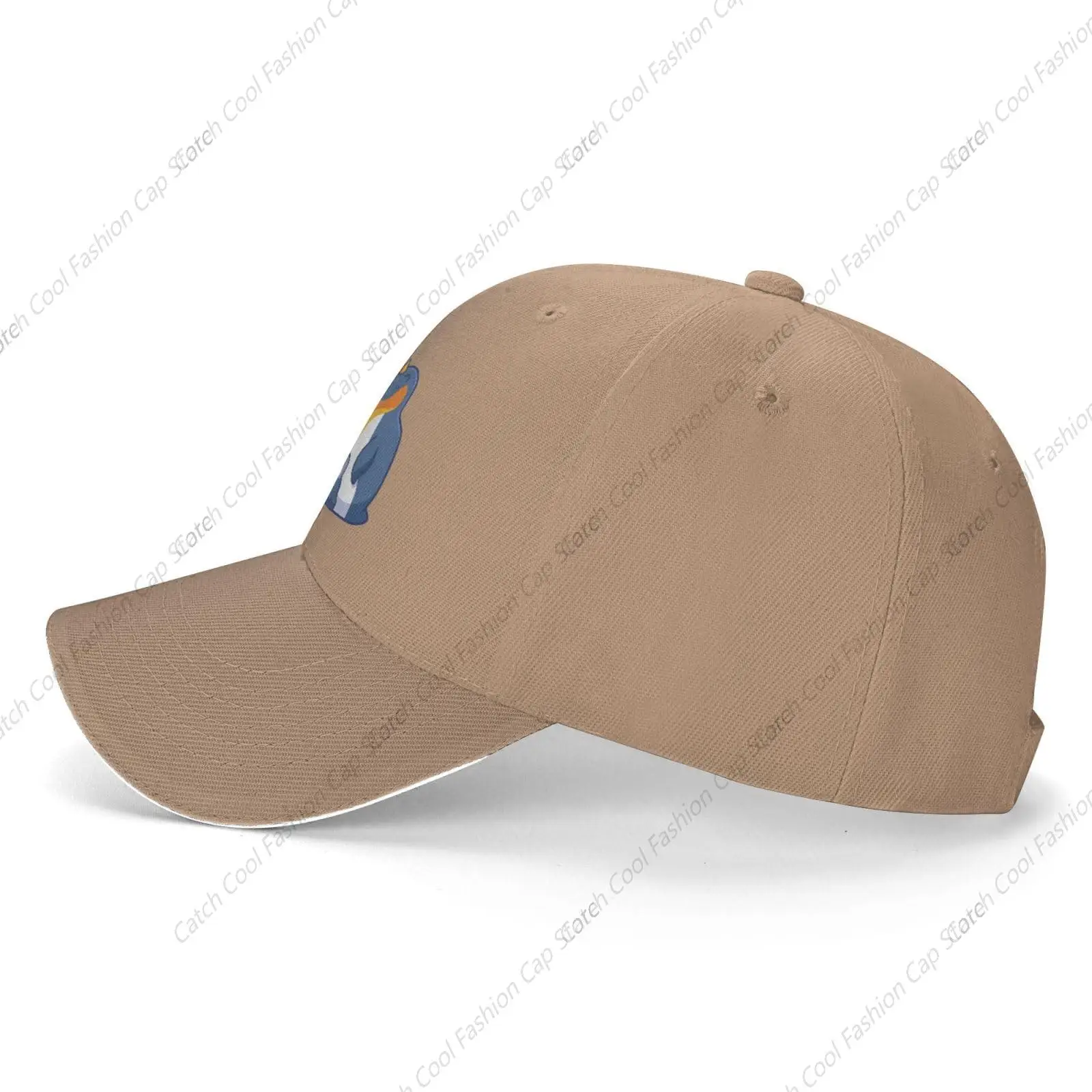 Gorra de béisbol con diseño de pingüino para hombre y mujer, gorro ajustable para el sol, transpirable, ideal para deportes, viajes diarios, Unisex