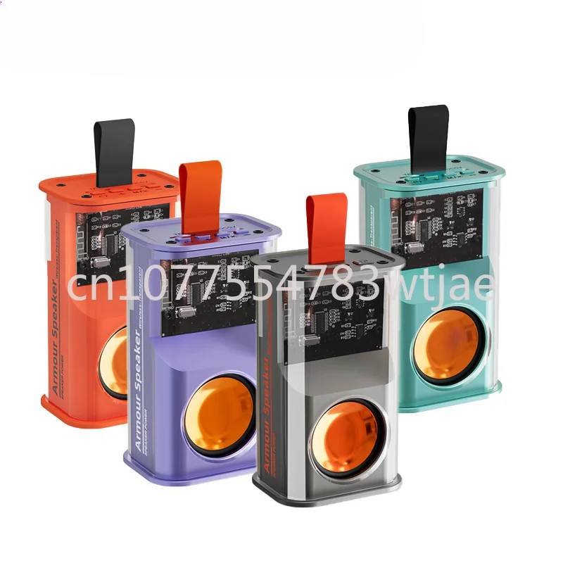 Wireless Bluetooth speaker portable colorful card insert mini mini speaker subwoofer TF version