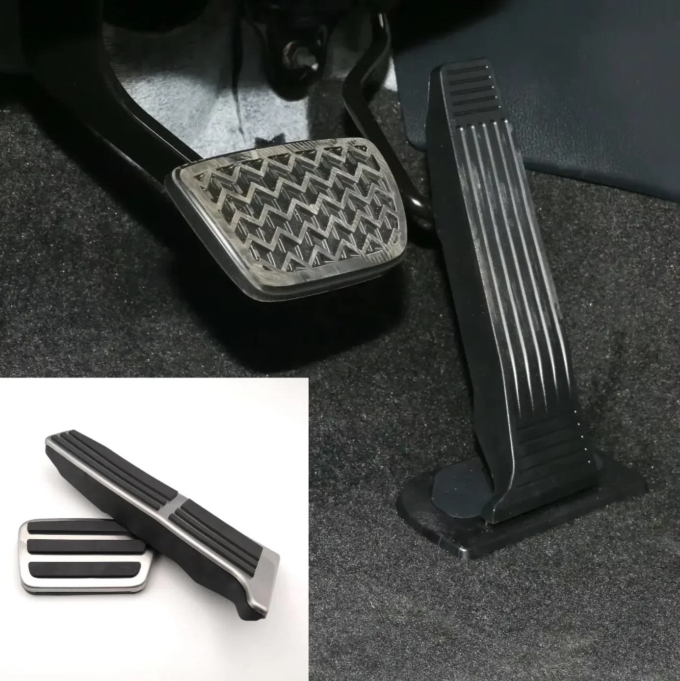 Pedals Cover For Toyota Highlander RAV4 Sienna Camry 2019-2021 2022 Avalon Kluger Lexus ES300h LS500h Non-Slip Foot Gas Brake