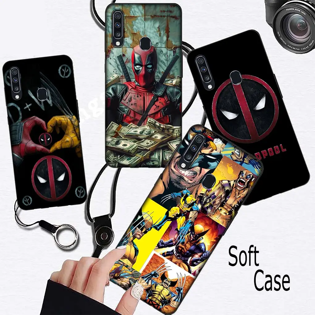 Marvel Comics Wolverine Deadpool for OPPO A17 A15 A16 A12 A53 A54 A57 A78 A79 A58 A38 A98 A94 A96 A74 A95 A77 A76 Cover Case