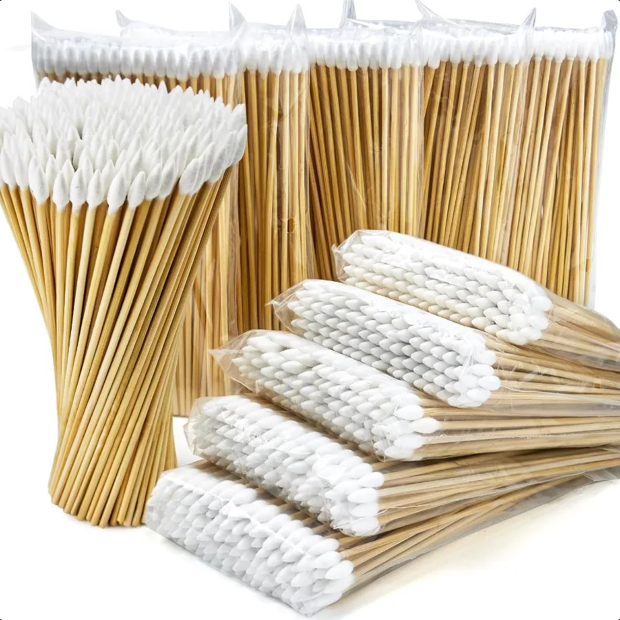 Gun Cleaning Swabs with Pointed Firearm Maintenance and Precision Cleaning plies LintFree Highly Absorbent Gun Swabs with Durab