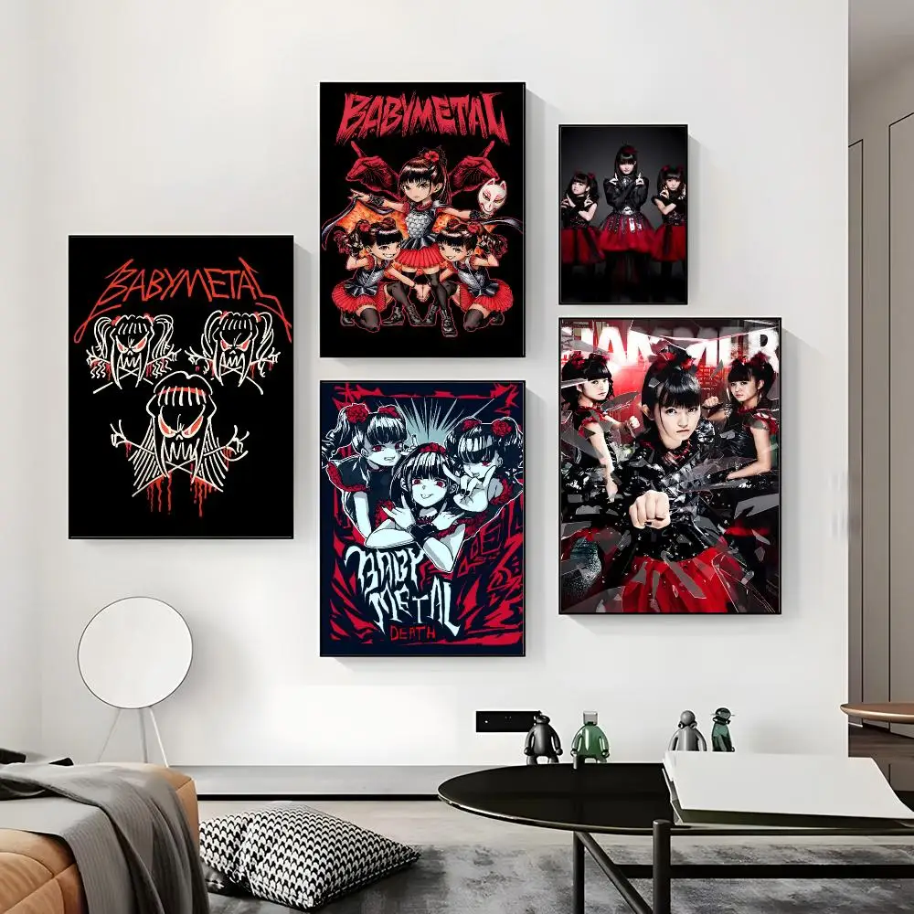 Babymetal Band Poster HD Paper Print Home Living Room Bedroom Entrance Bar Cafe Art Painting Decoration