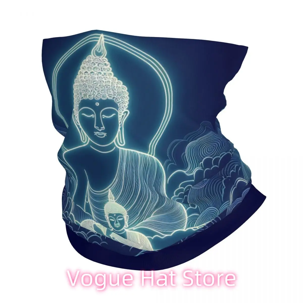 

Sakyamuni Bandana Neck Cover Printed Wrap Scarf Multi-use Cycling Riding for Men Unisex Thin