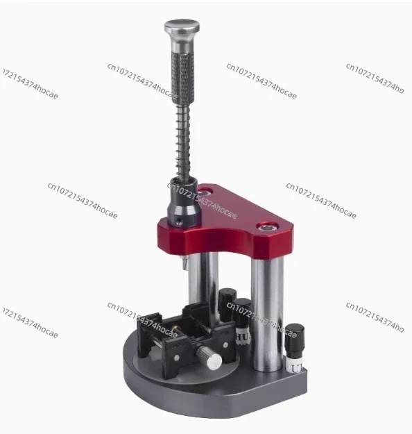 Bench Type Watch Dial Feet Milling Tool Kit with Movement Holder and Assorted Metal Dial Feet Parts for Watchmakers T0432