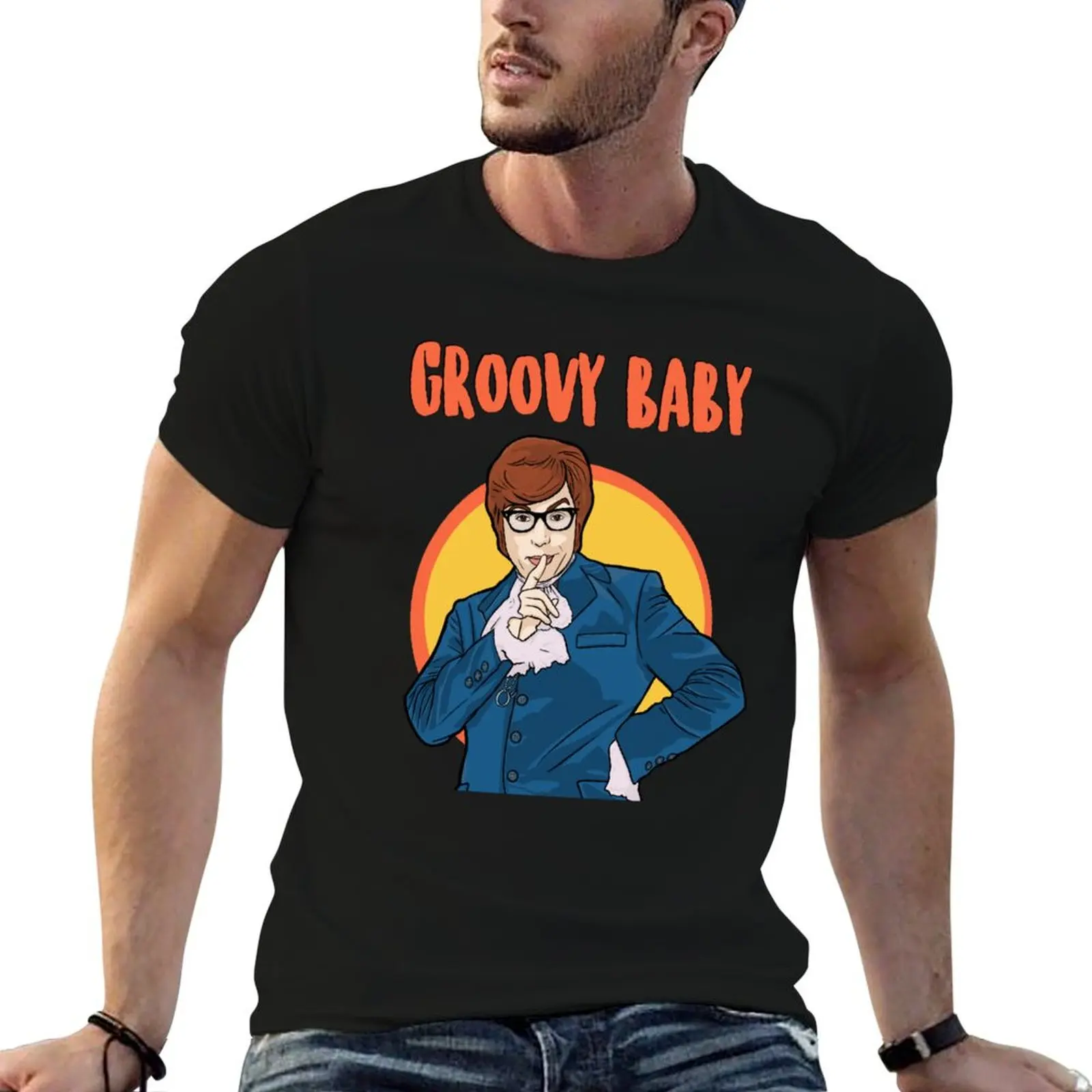 

Groovy Baby - Austin Powers T-Shirt plus size clothes shirts graphic tees shirts graphic tee fitted t shirts for men