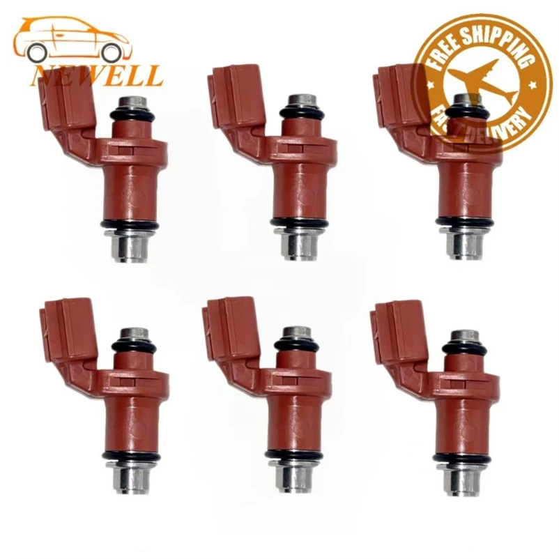 

6pcs 6FP-13761-00-00 Fuel Injector For Yamaha Outboard 90HP 2016-2022 75HP 2017-2021 6FP137610000 Motorcycle Nozzle