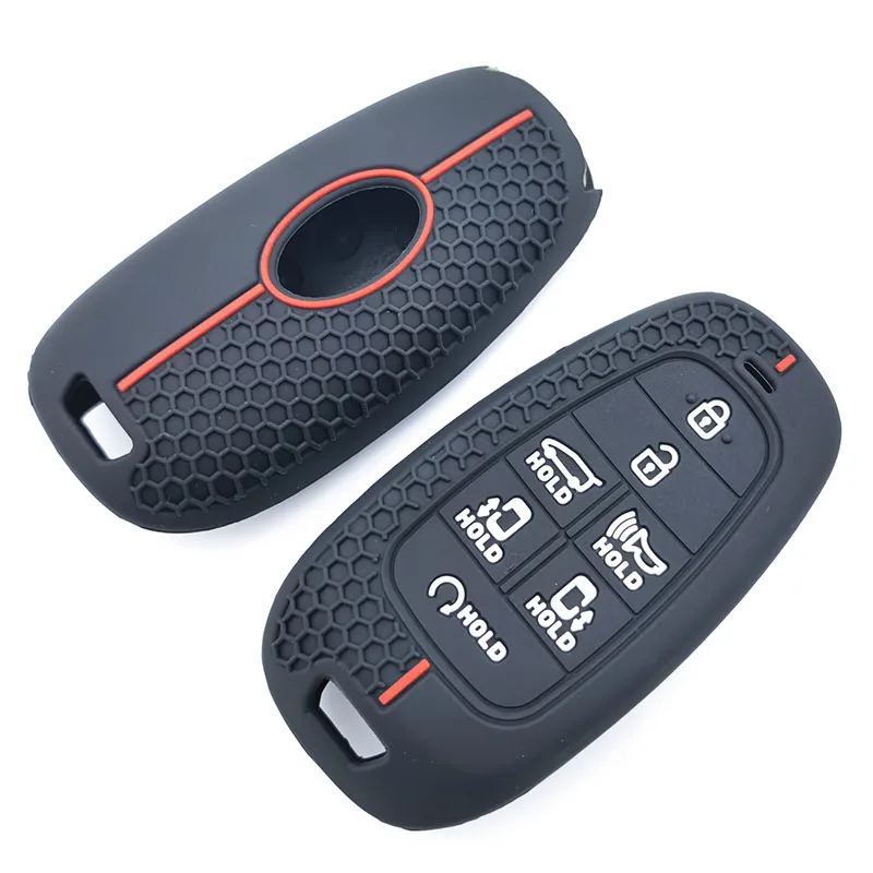 Silikon Auto Fernbedienung Schlüssel Fall Schlüssel FOB Shell für Hyundai Sonata Sel Ev 6 Ev 8 IONIQ 5 Nexo DN8 Fe Tucson Sonata Staria NX4 Ioniq