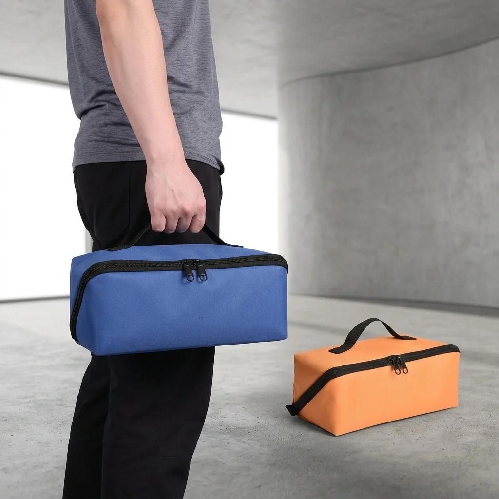 Portable Expandable Electrician Tool Bag Heavy Duty Oxford Cloth Carry Handle Wear Resistant Household Storage Case Organizer